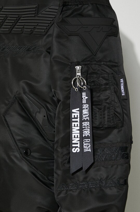 VETEMENTS bomber jacket Blackout Racing Bomber Jacket UE64JA920B