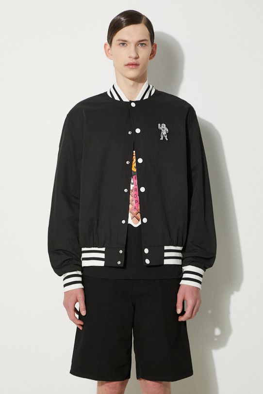 Куртка-бомбер Billionaire Boys Club Arch Logo Lightweight Varsity чёрный B24201