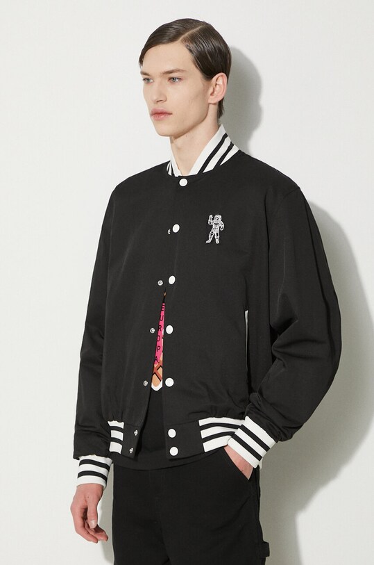 Куртка-бомбер Billionaire Boys Club Arch Logo Lightweight Varsity B24201 чёрный
