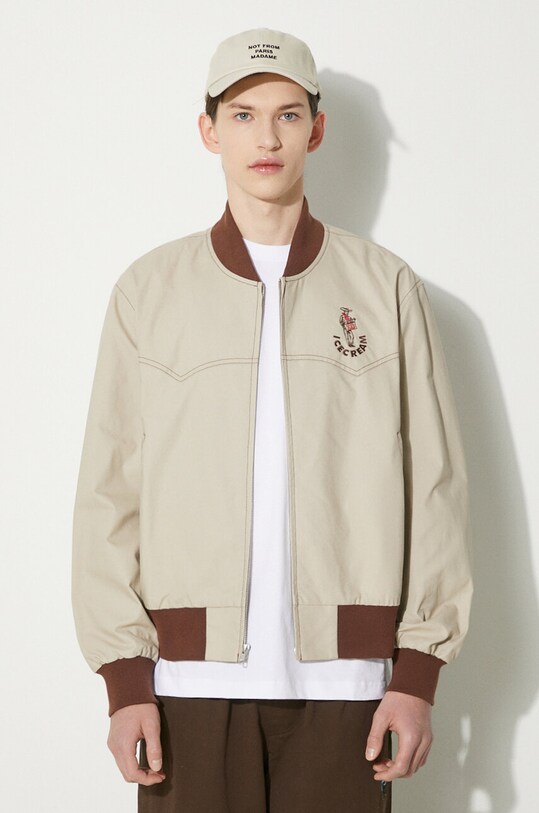 ICECREAM bomber jacket Western Bomber beige IC24202