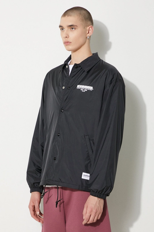 Μπουφάν NEIGHBORHOOD Windbreaker Jacket μαύρο 241TSNH.JKM01