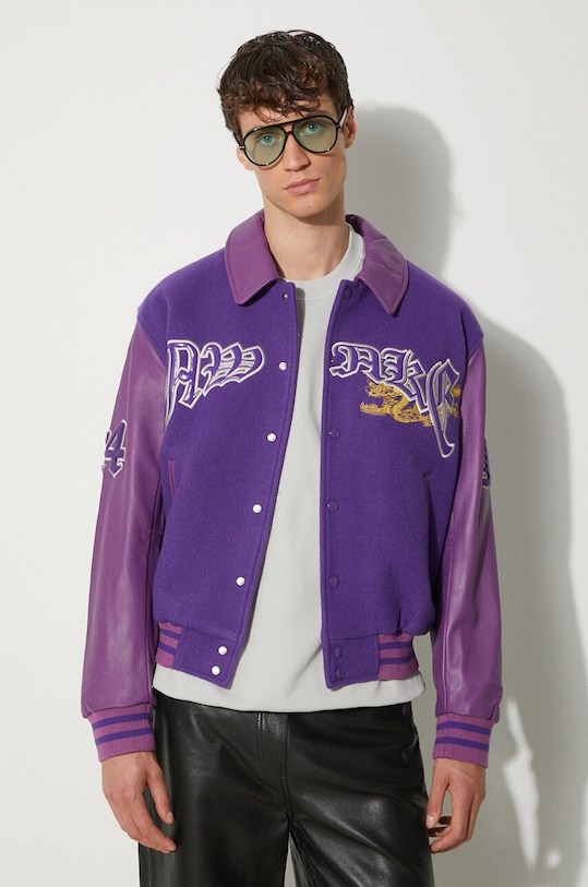 Odjeća Vunena jakna Awake NY Varsity Jacket SP24.OT001 ljubičasta