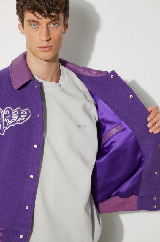 Шерстяная куртка-бомбер Awake NY Varsity Jacket SP24.OT001
