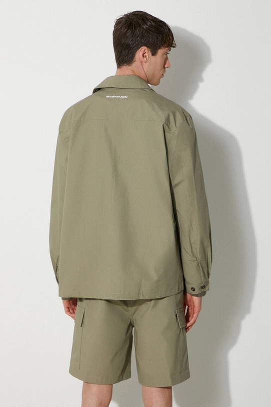 Clothing MKI MIYUKI ZOKU cotton jacket Ripstop Cargo Jacket RIPSTOP.CARGO.JACKET green