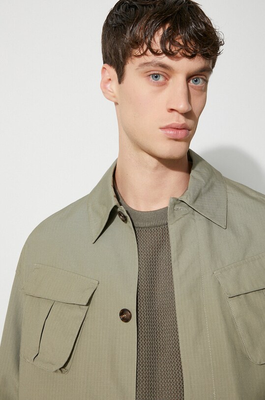 Хлопковая куртка MKI MIYUKI ZOKU Ripstop Cargo Jacket RIPSTOP.CARGO.JACKET