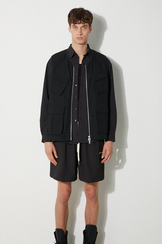 MKI MIYUKI ZOKU Ripstop Cargo Vest negru RIPSTOP.CARGO.VEST