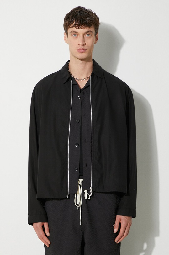 MKI MIYUKI ZOKU jacket Tencel Rider Jacket black TENCEL.RIDER.JACKET