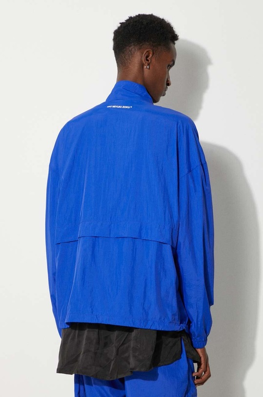 Îmbrăcăminte MKI MIYUKI ZOKU geaca Crinkle Nyon Track Jacket CRINKLE.NYON.TRACK.JACK albastru