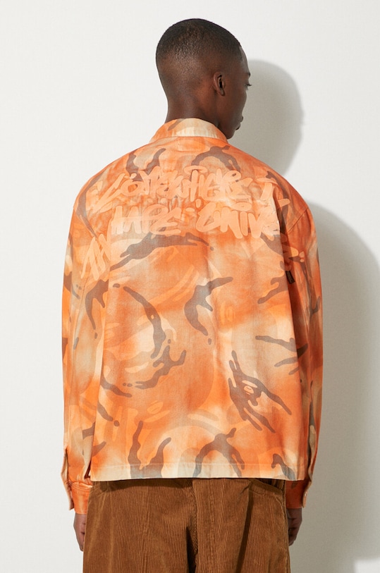 Clothing AAPE cotton jacket AAPLJM7644XAM orange