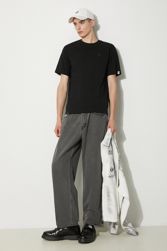 AAPE kurtka jeansowa AAPLJM7644XBM biały SS24