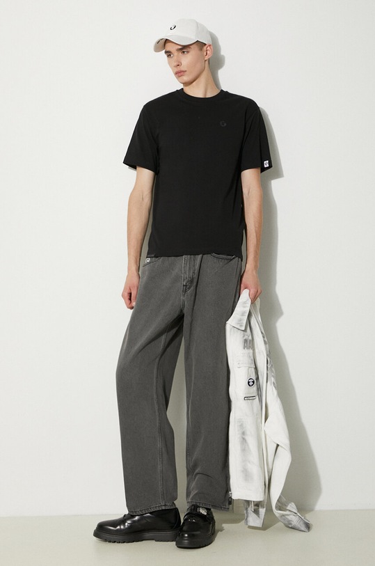 Джинсова куртка AAPE AAPLJM7644XBM білий SS24