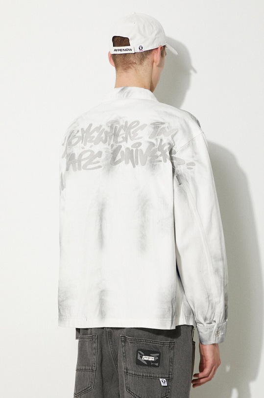 Одяг Джинсова куртка AAPE AAPLJM7644XBM білий