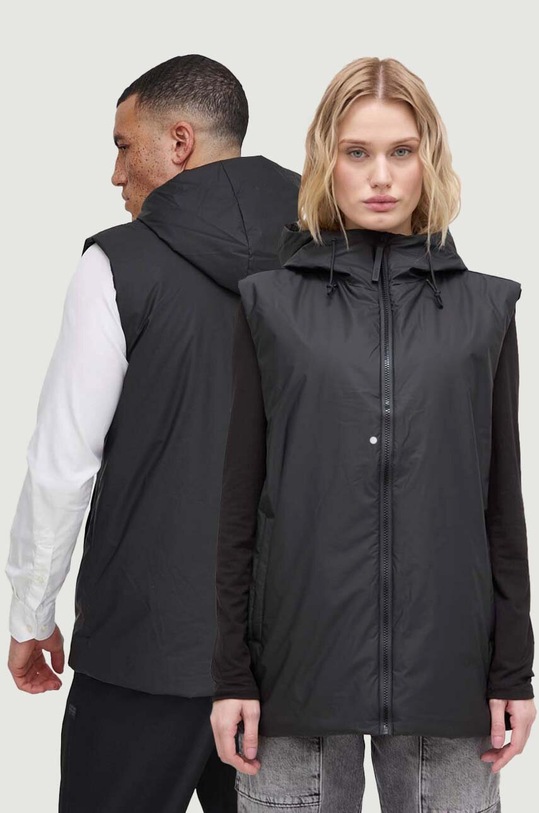 Rains bezrękawnik 15800 Vests pozostałe czarny 15800.01