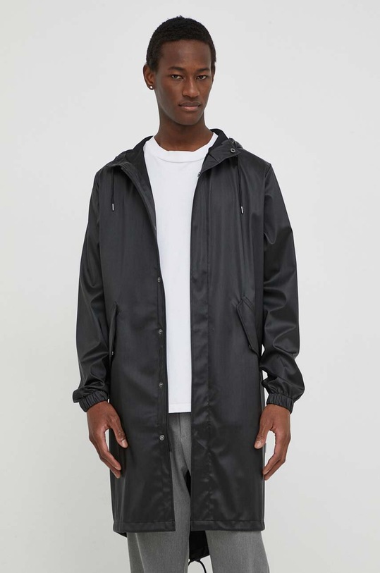 Rains rövid kabát 18140 Jackets fekete 18140.84