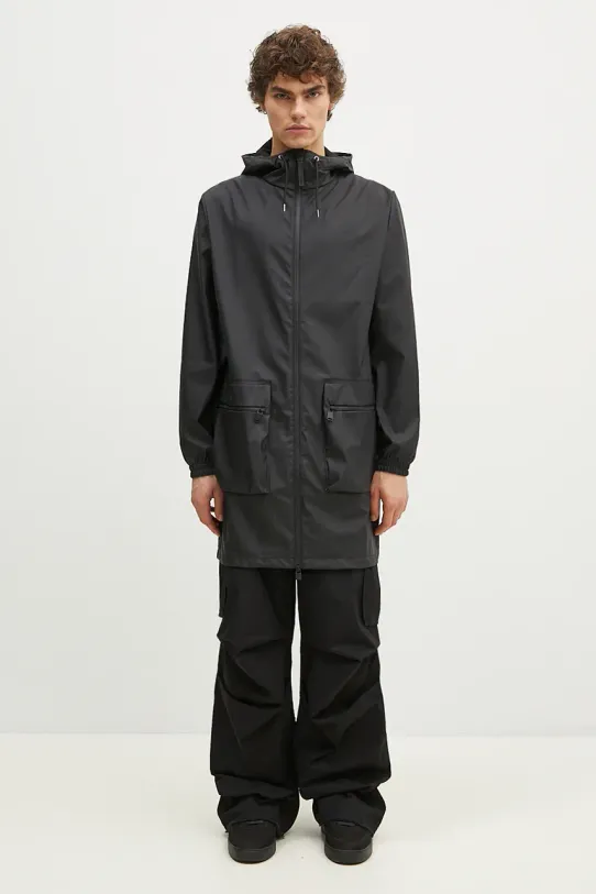 Rains kurtka 19850 Jackets pozostałe czarny 19850.01