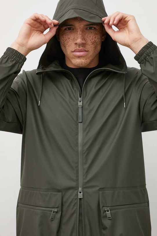 Rains kurtka 19850 Jackets 19850.03 zielony SS24