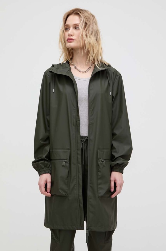 Одежда Куртка Rains 19850 Jackets 19850.03 зелёный