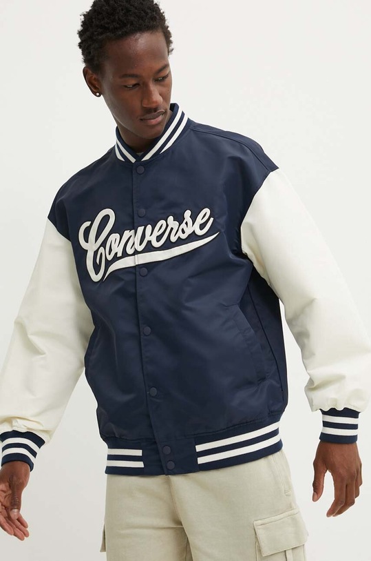 Μπουφάν bomber Converse 10026912.A03 σκούρο μπλε SS24