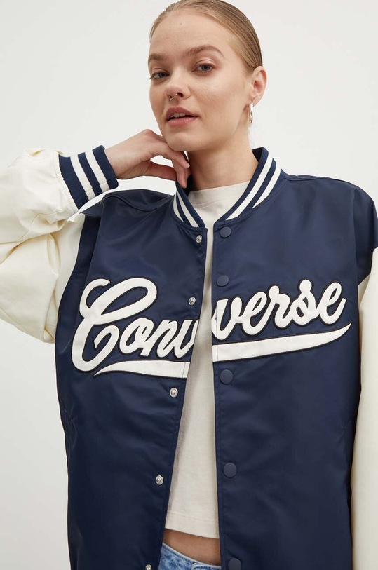 Ρούχα Μπουφάν bomber Converse 10026912.A03 σκούρο μπλε