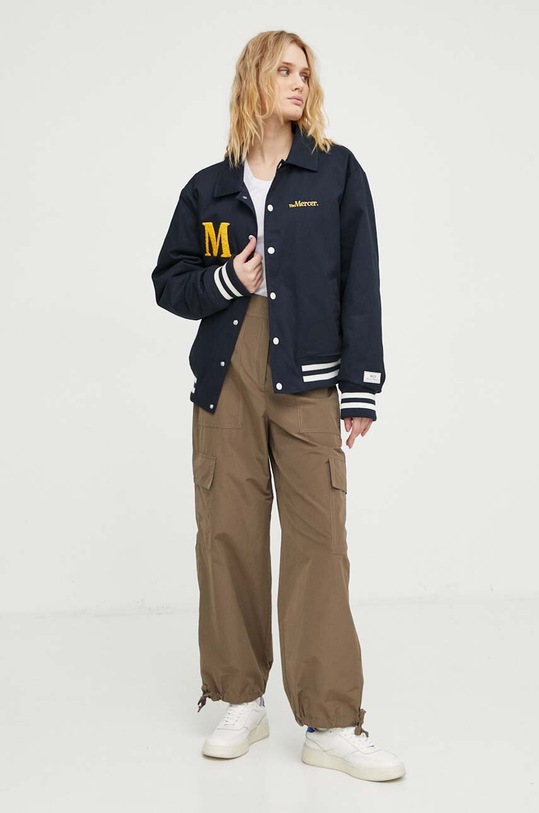 The Mercer Brand jacheta de bumbac MEAP241010 bleumarin