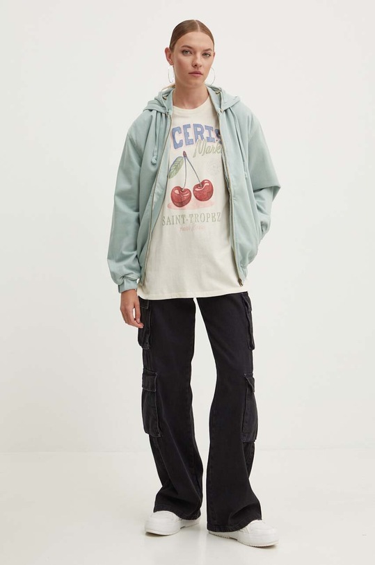 Oblečenie Bavlnená bunda Kaotiko AL010.01.K002 modrá