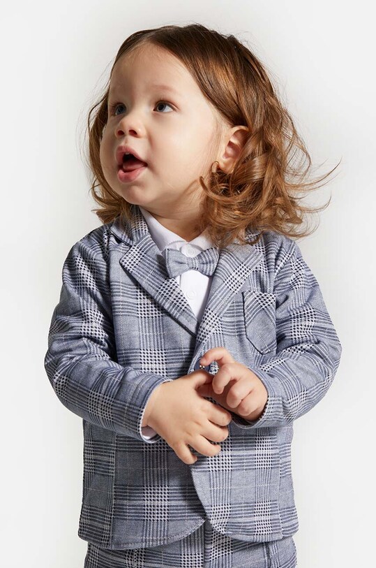 Dětská bunda Coccodrillo látka námořnická modř WC4138502EBB