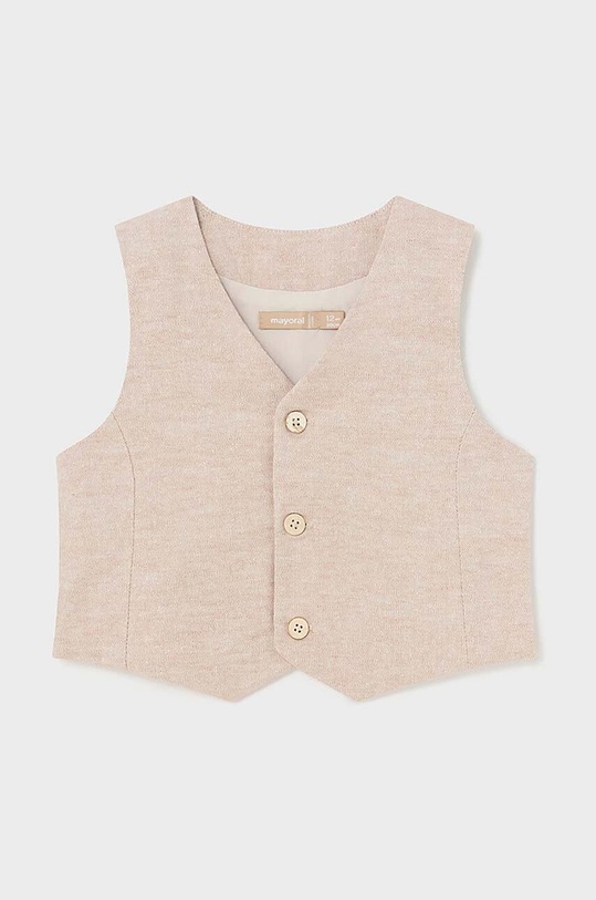 Vesta pre bábätká s prímesou ľanu Mayoral látka sivá 1387.3E.Baby.PPYH