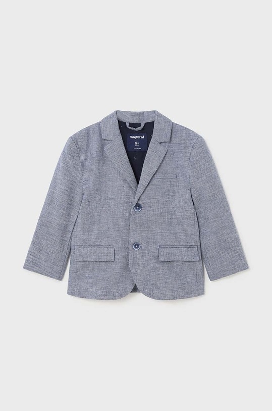 Mayoral blazer in misto lino per bambini tessuto blu 1444.3E.Baby.PPYH