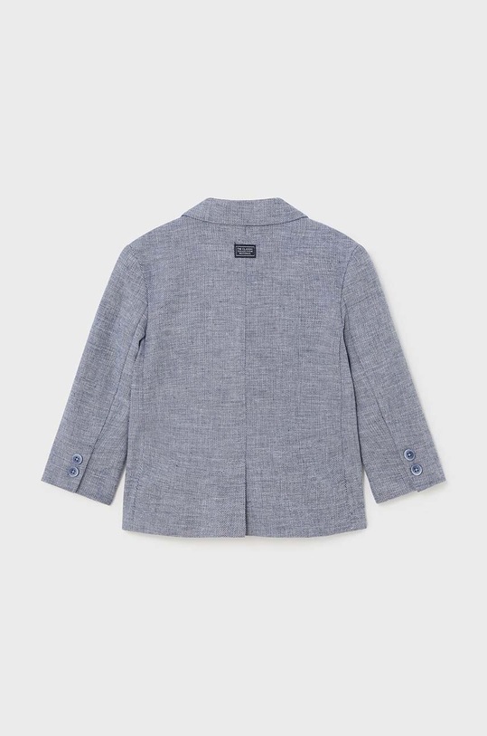 Mayoral blazer in misto lino per bambini 1444.3E.Baby.PPYH blu SS24