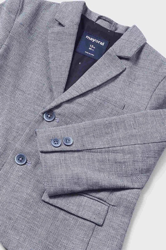BIMBO Mayoral blazer in misto lino per bambini 1444.3E.Baby.PPYH blu