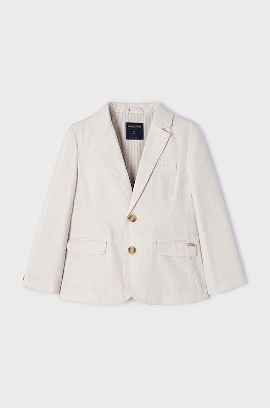 Dječji sako s lanom Mayoral 3486.5B.Mini.PPYH bež SS24