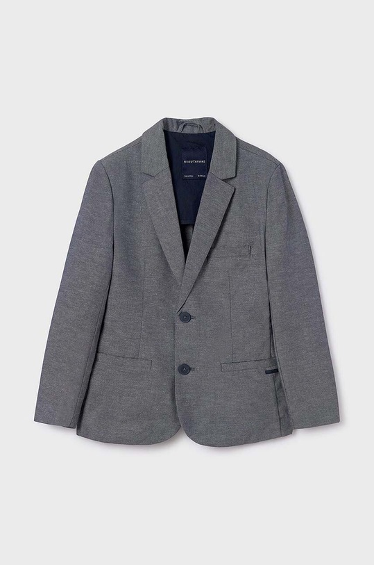 Mayoral blazer in misto lino per bambini 6469.7A.Junior.PPYH blu SS24