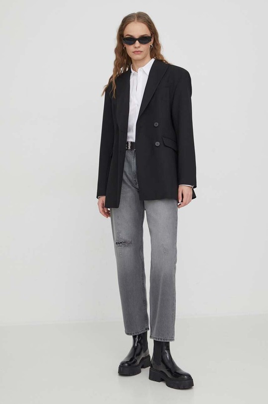 HUGO marynarka 50505367 czarny SS24