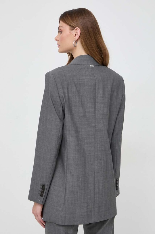 Oblečenie Vlnené sako BOSS 50505587 sivá