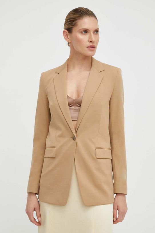 BOSS marynarka dzianina beżowy 50512214