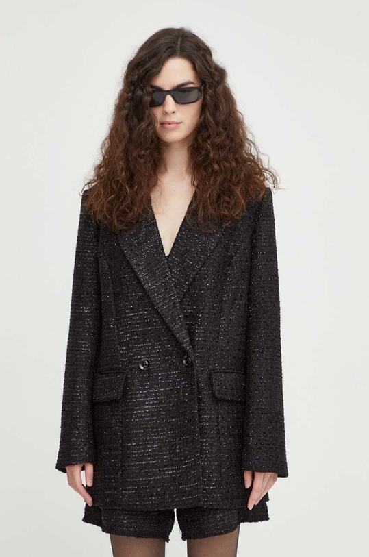 Bruuns Bazaar marynarka tkanina czarny BBW3659