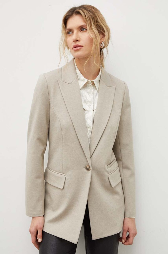 Bruuns Bazaar marynarka tkanina beżowy BBW3729