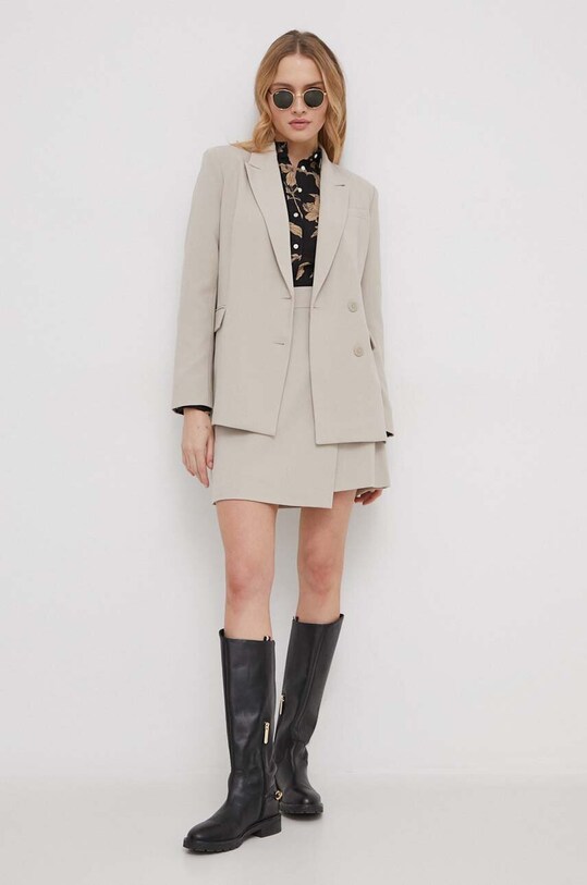 Піджак Dkny UK3JX187 бежевий SS24