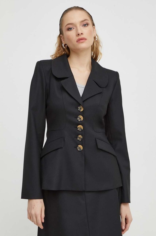 By Malene Birger marynarka tkanina czarny Q71447025