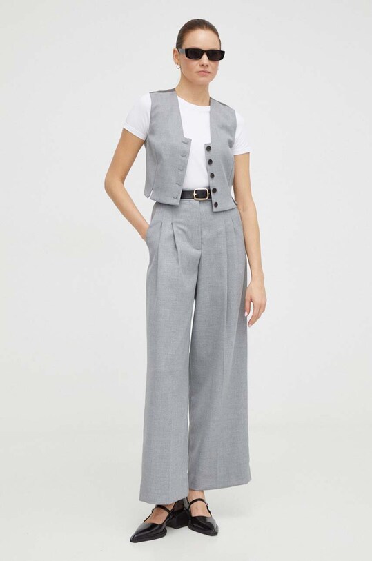 By Malene Birger vesta Q72379002 gri SS24