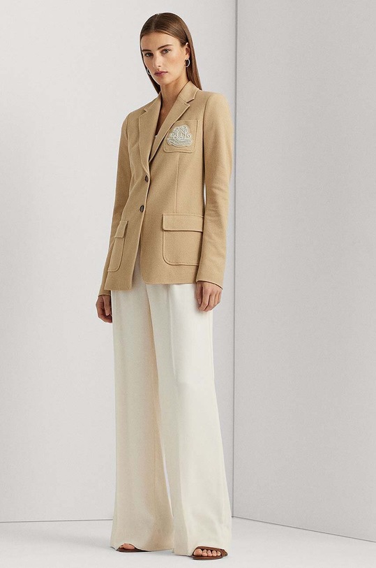 Lauren Ralph Lauren marynarka beżowy 200925755
