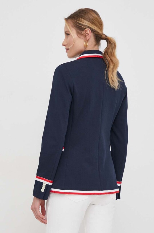 Odzież Polo Ralph Lauren marynarka bawełniana 211924289 granatowy