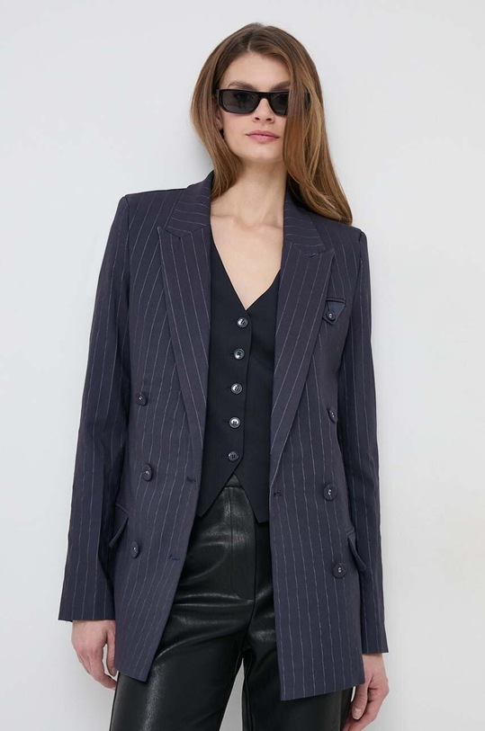 Σακάκι Bardot SLOANE σκούρο μπλε 58627JB5.NAVY.PINST