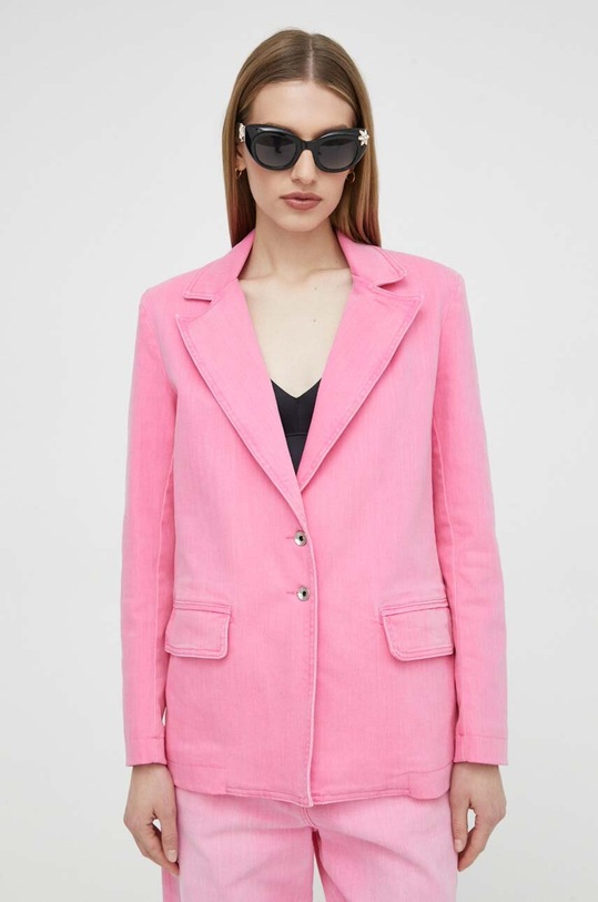 Patrizia Pepe marynarka jeansowa różowy 8S0475.D056