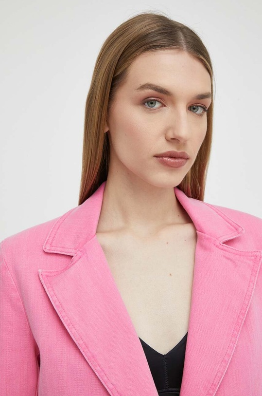 Patrizia Pepe marynarka jeansowa 8S0475.D056 różowy