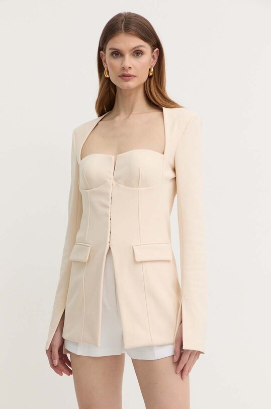 Patrizia Pepe sacou cu captuseala bej 8S0490.J129
