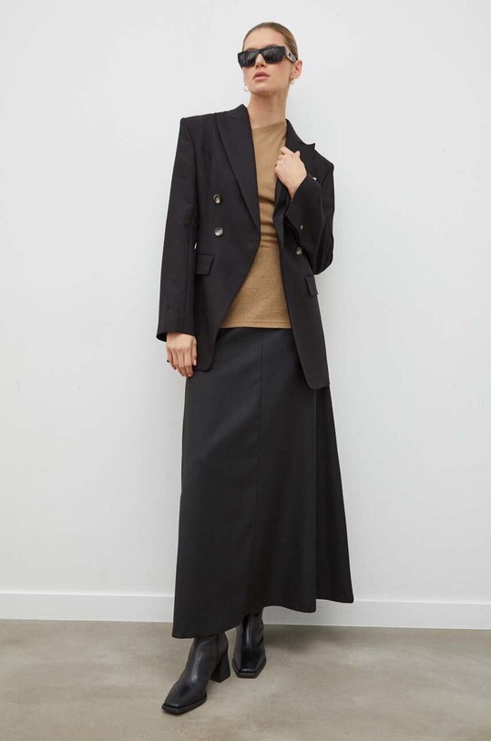 Day Birger et Mikkelsen marynarka wełniana DAY65242840 czarny SS24