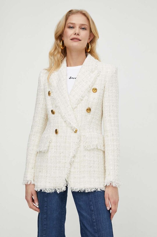Luisa Spagnoli giacca tessuto beige 540681