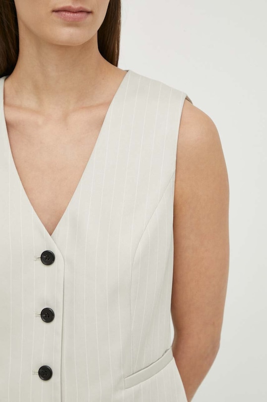 Vesta Bruuns Bazaar PinBBBielle waistcoat BBW4014 sivá