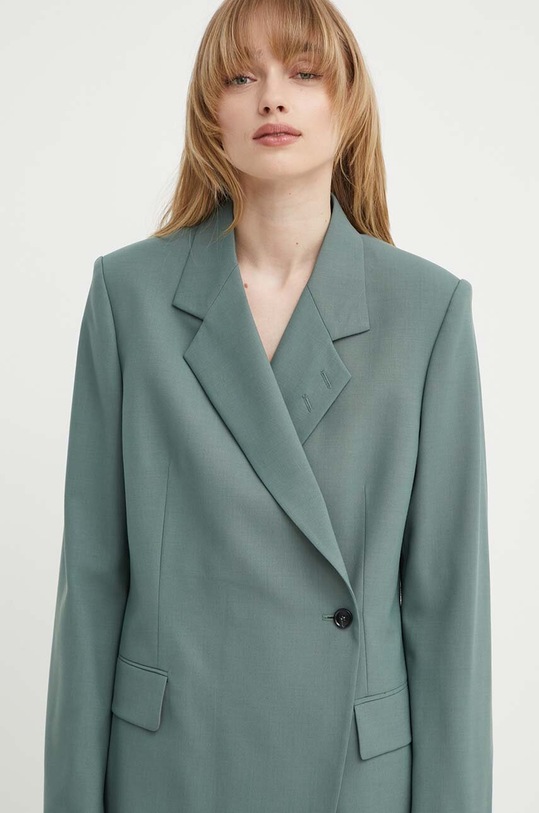 Tiger Of Sweden sacou din lana Eliwira verde S70902060